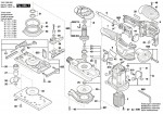 Bosch 3 601 B92 860 GSS 230 AVE Orbital Sander 110 V / GB Spare Parts GSS230AVE